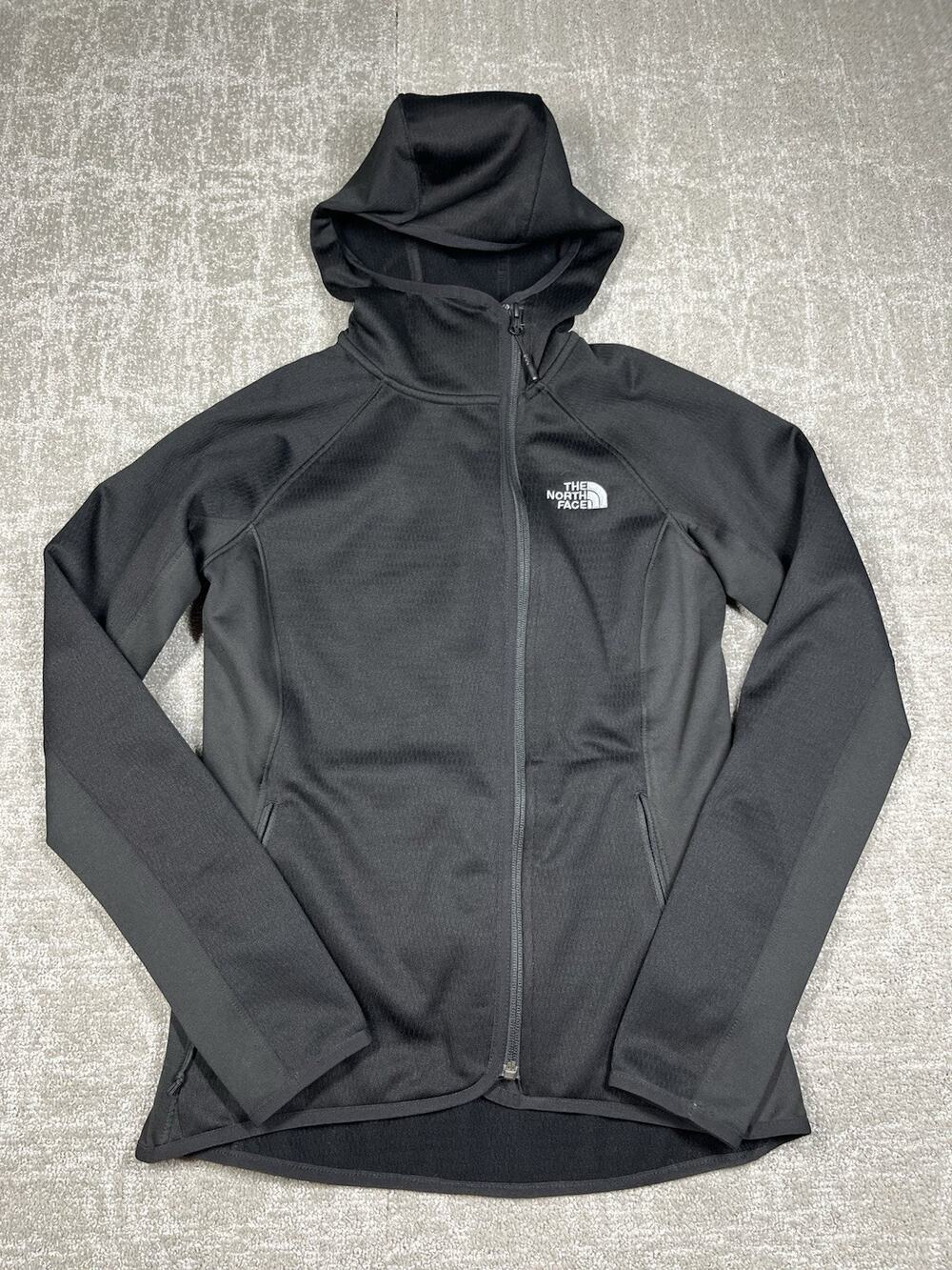 The North Face Full Zip Black Long Sleeve Fleece Jacket Size Small